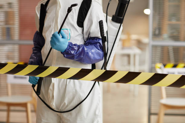 Professional Biohazard Cleanup technician working in Madera, CA